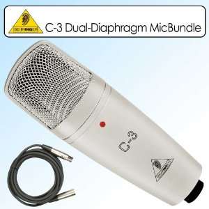  Behringer C 3 Dual Diaphragm Studio Condenser Microphone 