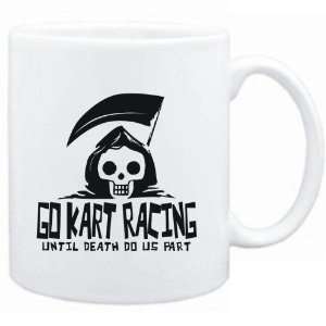  Mug White  Go Kart Racing UNTIL DEATH SEPARATE US 
