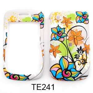  Blackberry Curve 8520/8530/9300 Colorful Flowers on White 
