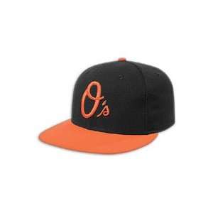  New Era 59Fifty On Field Baltimore Orioles Black Orange 