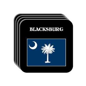 US State Flag   BLACKSBURG, South Carolina (SC) Set of 4 Mini Mousepad 