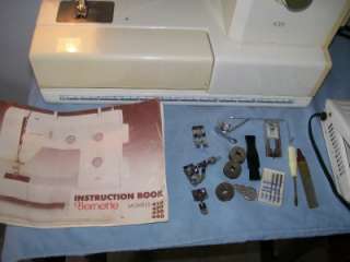 Bernette Sewing Machine Model 430 Manual & Extra Parts  
