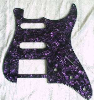Economy Purple Pearloid Pickguard SSH for Strat Guitar  