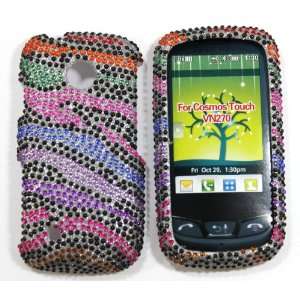   Bling LG Vn270 Cosmos Touch Snap on Cell Phone Case + Microfiber Bag