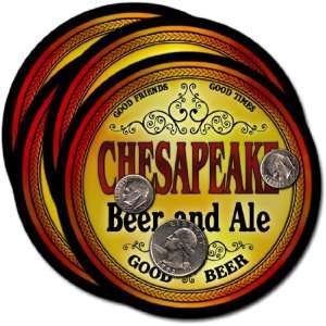  Chesapeake, VA Beer & Ale Coasters   4pk 