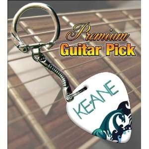  Keane Premium Guitar Pick Keyring Musical Instruments