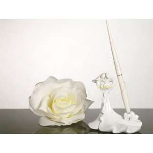   Baby Keepsake Bride and Groom with Calla Lily Bouquet Pen Set Baby