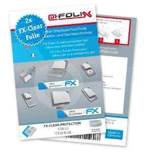  2 x atFoliX FX Clear Invisible screen protector for LG 