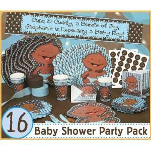  Modern Baby Boy African American   16 Baby Shower Party 