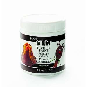  FolkArt 2869 4 Ounce Texture Paint, Brown Arts, Crafts & Sewing