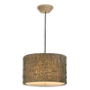  Uttermost 21105 Naturals 3 Light Pendant in Hand Rubbed 