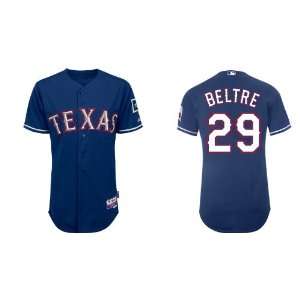  Texas Rangers #29 Adrian Beltre Blue 2011 MLB Authentic 