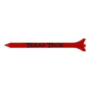 TEXAS TECH RED RAIDERS OFFICIAL ZERO FRICTION GOLF TEES (50)  
