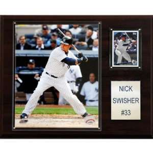  MLB Nick Swisher New York Yankees Player Plaque