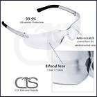 36 pairs Dane Clear Safety Glasses Diopter 1.5,bifocals (Bulk Lot)