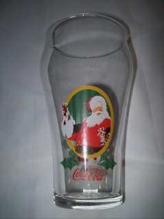 Coca Cola Frischs Big Boy Christmas Glass Santa Coke  