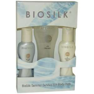  Summer Survival Silk Body Pack By Biosilk, 3 Count Beauty