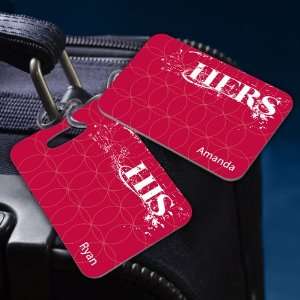  Personalized Couples Luggage Tags 