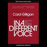In a Different Voice 82 Edition, Carol Gilligan    Textbooks