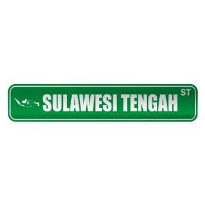   SULAWESI TENGAH ST  STREET SIGN CITY INDONESIA