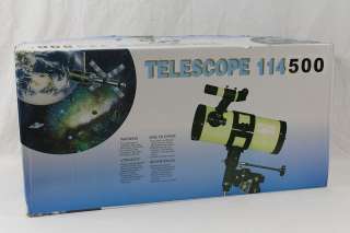 White TwinStar 4.5 Reflector Telescope Fast f/4.4 EQ Mount, Model 