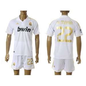  Real Madrid 2012 Di Maria Home Jersey Shirt & Shorts Size 