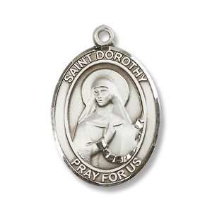   St Dorothy Pendant Patron Saint Catholic Christian Necklace Jewelry