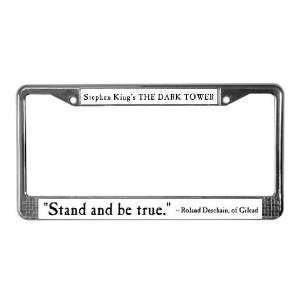  quot;Stand And Be Truequot; Quotes License Plate Frame by 