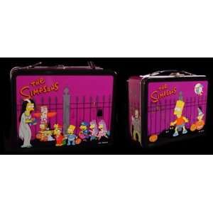  Simpsons Halloween metal lunch box with drink bottle 
