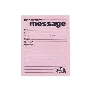  Post it Telephone Message Pad 50 Sheet(s)   4 x 5 Sheet 