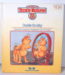TEDDY RUXPIN Double Grubby Teddy Ruxpin Lullabies WOW  