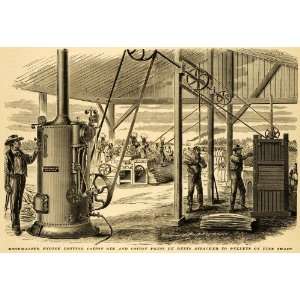  1881 Print Bookwalter Engine Cotton Gin Press James Leffel 
