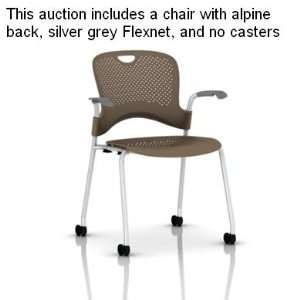  Herman Miller Caper Stacking FLEXNET Chair Alpine and 