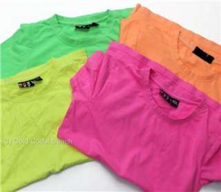 ROXY Ladies neon fluorescent Lime Green T Shirt Tank Top Assorted 
