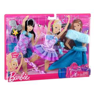 BARBIE I CAN BE DANCE OUTFITS 9 PIECES 3 OUTFITS NEW IN PACKAGE  