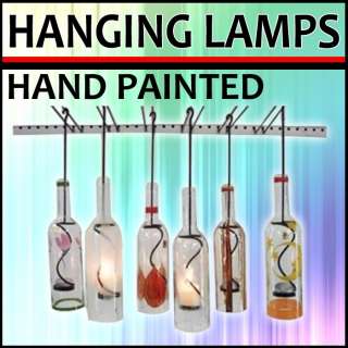 12 Hand Painted Hanging Lamp Tea Light Candle Holder  