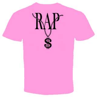 rap dollar chain t shirt Hip Hop cool funny rare humor  