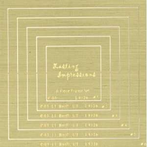  Brass 4x6 Embossing Template Squares Arts, Crafts 