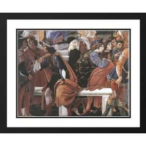 Botticelli, Sandro 36x28 Framed and Double Matted The Punishment of 