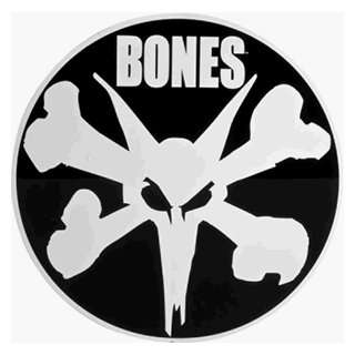  Bones Rat 4 Round Decal Single