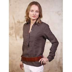 Shirt Nougat Linen Alma 