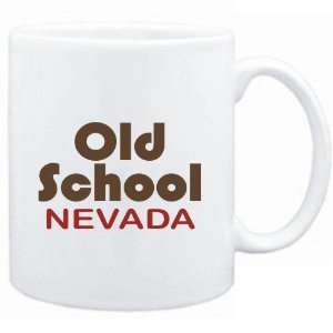 Mug White  OLD SCHOOL Nevada  Usa States  Sports 