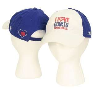  New York Giants I Heart Slouch Style Adjustable hat 