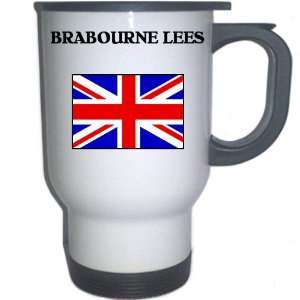  UK/England   BRABOURNE LEES White Stainless Steel Mug 