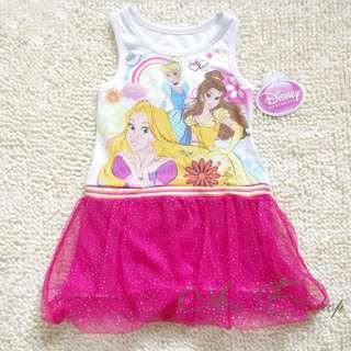 Girls Princess SZ 2 3 4 5 6 6X Summer Tank Tutu Dress Costume Fancy 