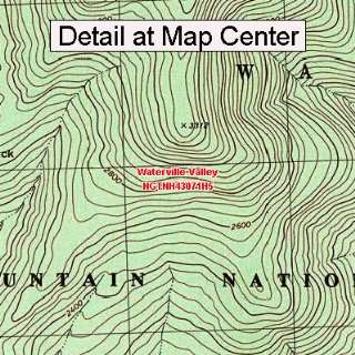 USGS Topographic Quadrangle Map   Waterville Valley, New Hampshire 