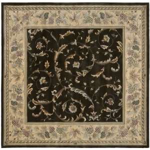   Versailles Palace   VP01 Area Rug   8 Square   Olive
