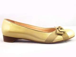 85 Woman Franco Sarto #Orbit Beige Tan Patent Shoe 9  