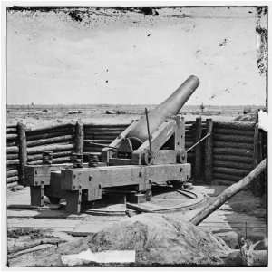 Civil War Reprint Petersburg, Va. Heavy gun mounted on inner line of 