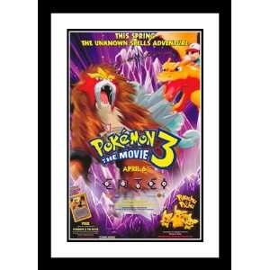  Pokemon 3 The Movie 20x26 Framed and Double Matted Movie 